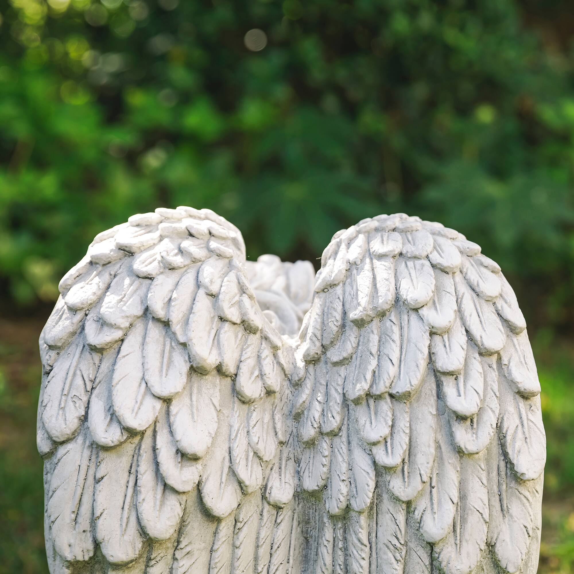 Glitzhome® 15" Sleeping Angel Garden Statue